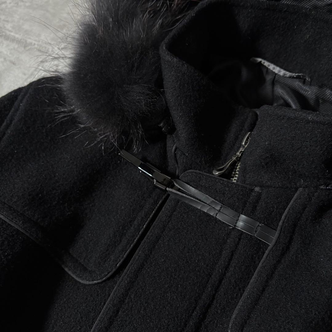 00s archive far coat cashmere buckle y2k - メルカリ