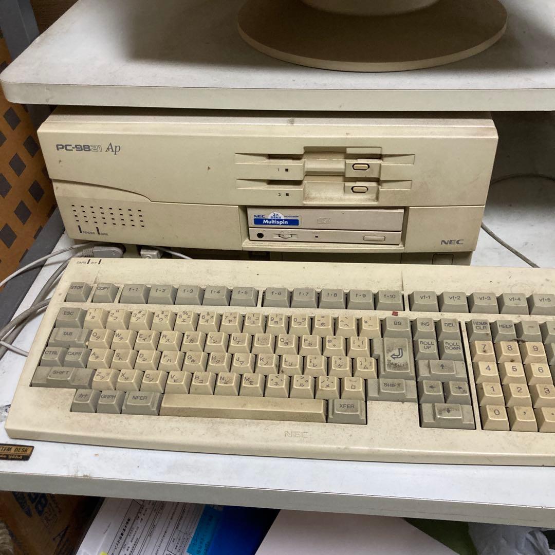 NEC　PC-9821AP/U2 本体＋キーボード＋マウス　ジャンク品 Yahoo!オークション - NEC PC-9821AP/U2 ジャンク品