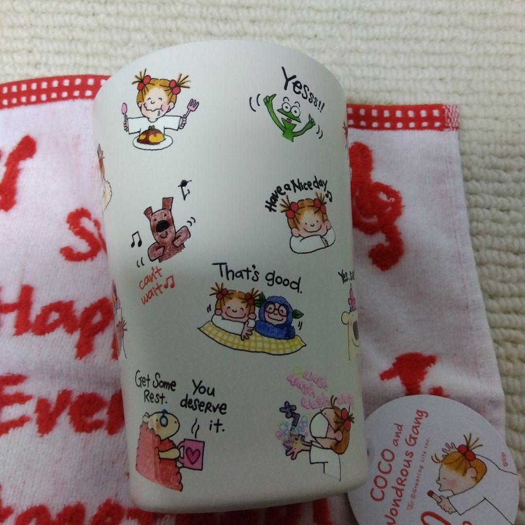 ココちゃん❤︎ステンレス真空タンプラー＆ココちゃんタオルハンカチ