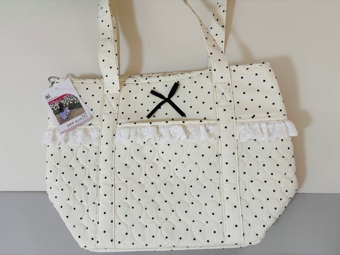 ai アベイル CHIP CLIP ドット柄 マザーズバッグ - メルカリ
