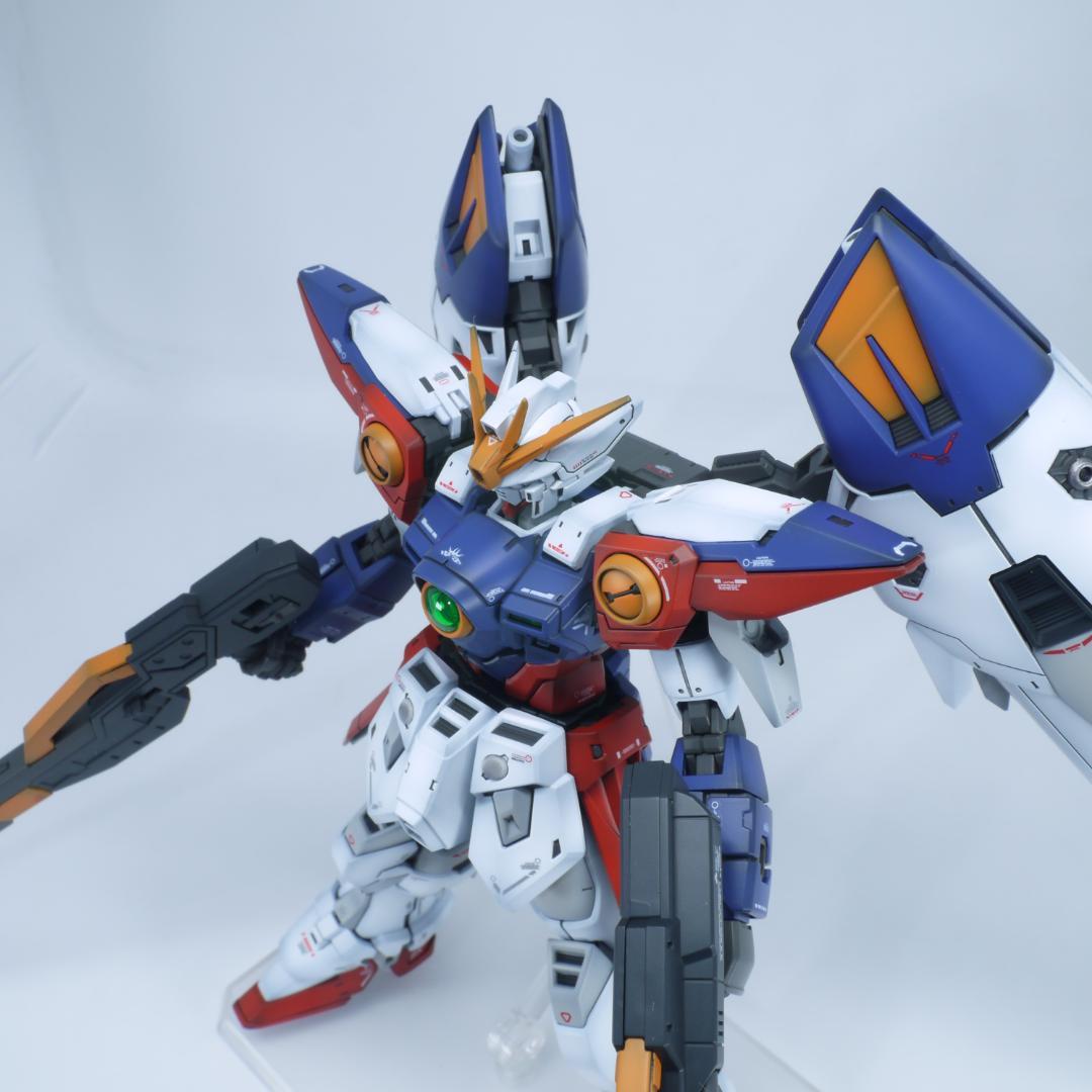 ガンプラ　RG ウイングガンダムゼロ　全塗装　完成品
