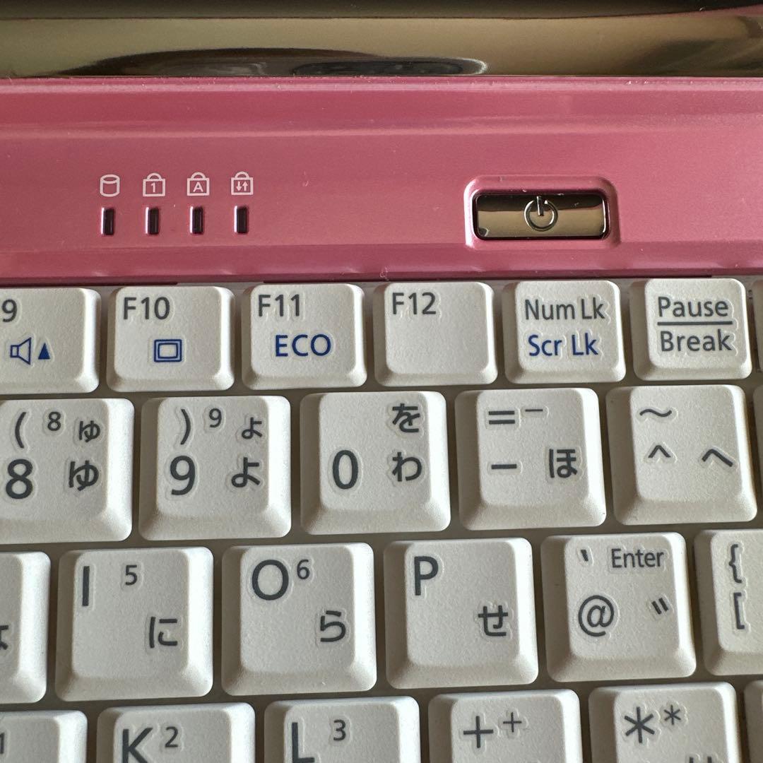 momoeriスペシャルコラボFujitsu ピンク ノートPC ♡ハート模様