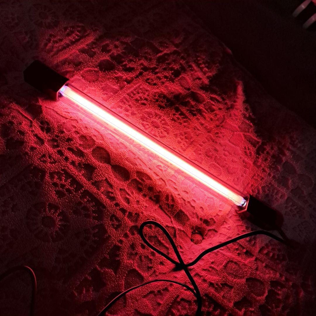 当時物 アブロス ネオン管 全長30センチ程 ピンク - メルカリ