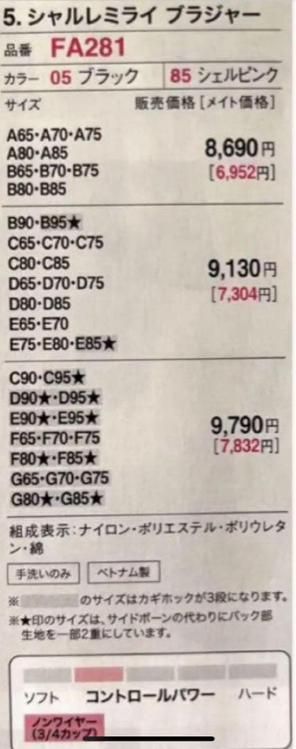 りこぴん様専用 シャルレ ミライ ブラ C75 ＆ ショーツ M - メルカリ