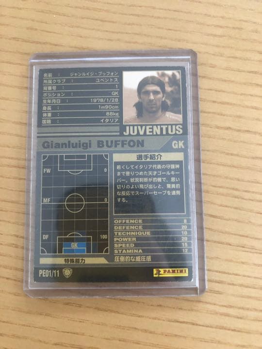 wccfロケテ　ブッフォン