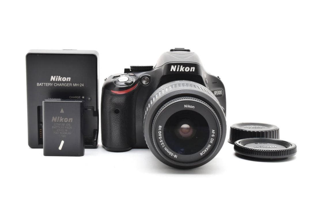 ★美品★ Nikon ニコン D5100 一眼レフ レンズキット #774 ニコン（Nikon） デジタル一眼 Nikon D5100 レンズキット 中古 新品SD