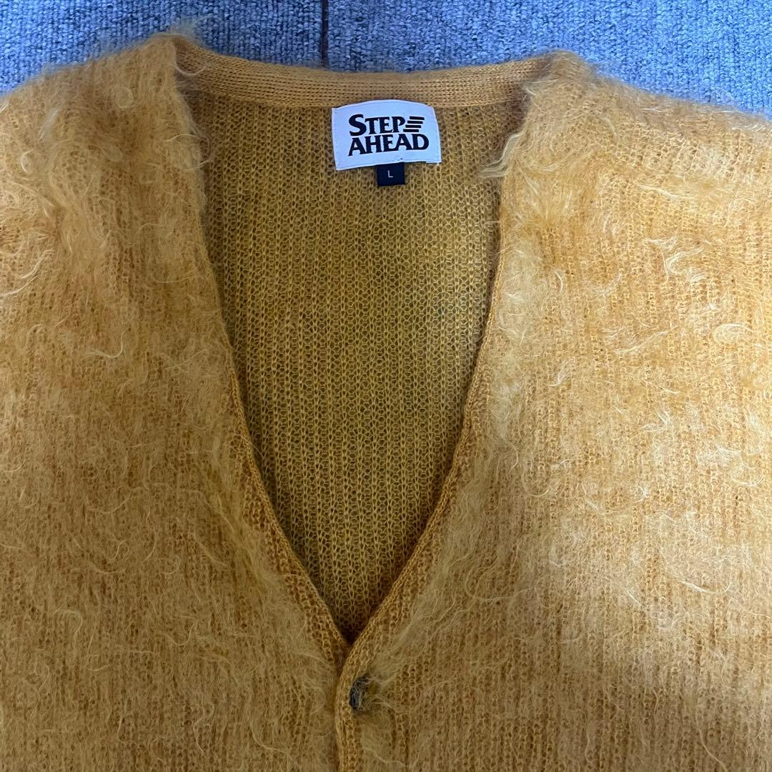 STEP AHEAD Mohair Cardigan モヘアカーディガン - メルカリ