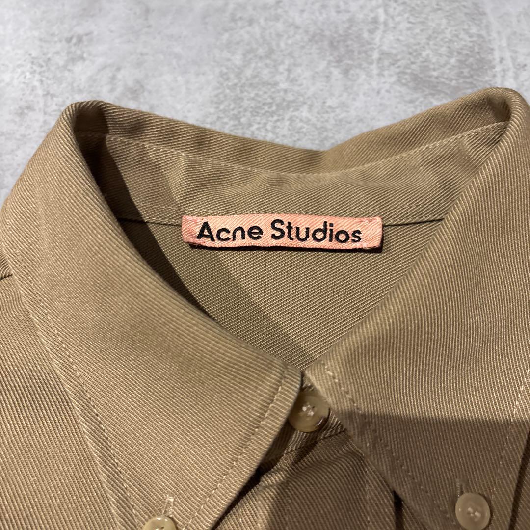 Acne Studios アクネストゥディオズ オーバーサイズシャツ ベージュ