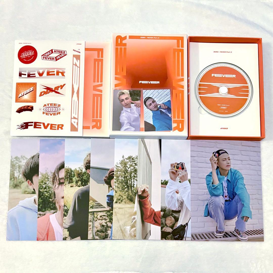 ateez アチズ fever part3 diary ver ホンジュン - メルカリ