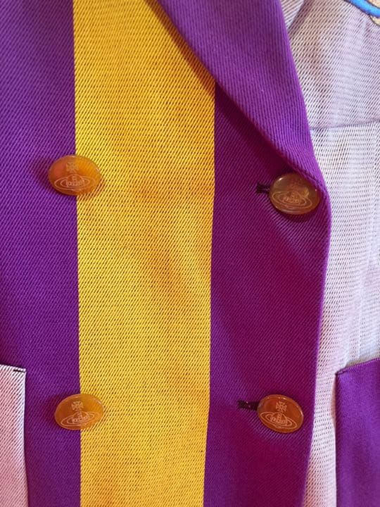 貴重]ヴィヴィアンウエストウッドのデカオーブ刺繍のカラフル