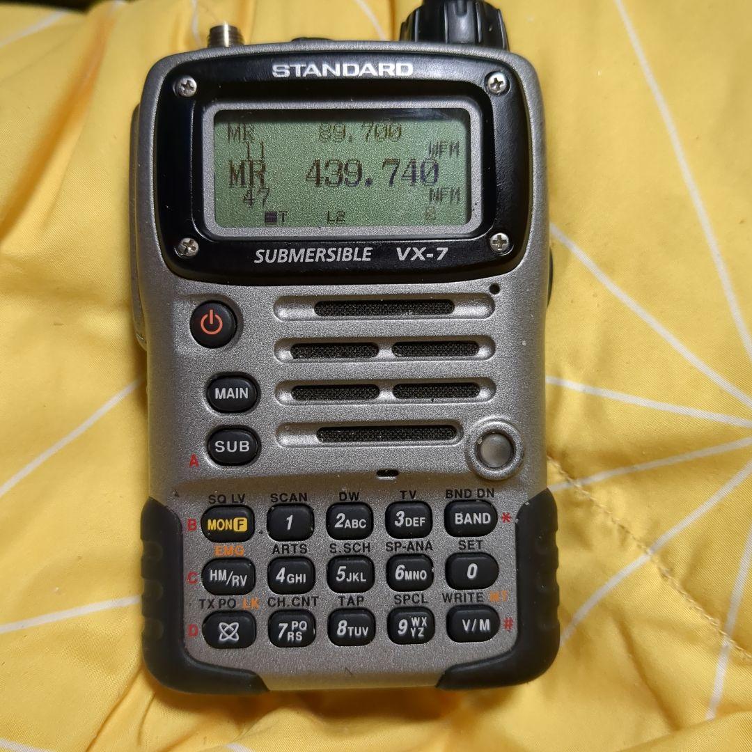 STANDARD VX-7 50/144/430MHz 受信バンド拡張済み