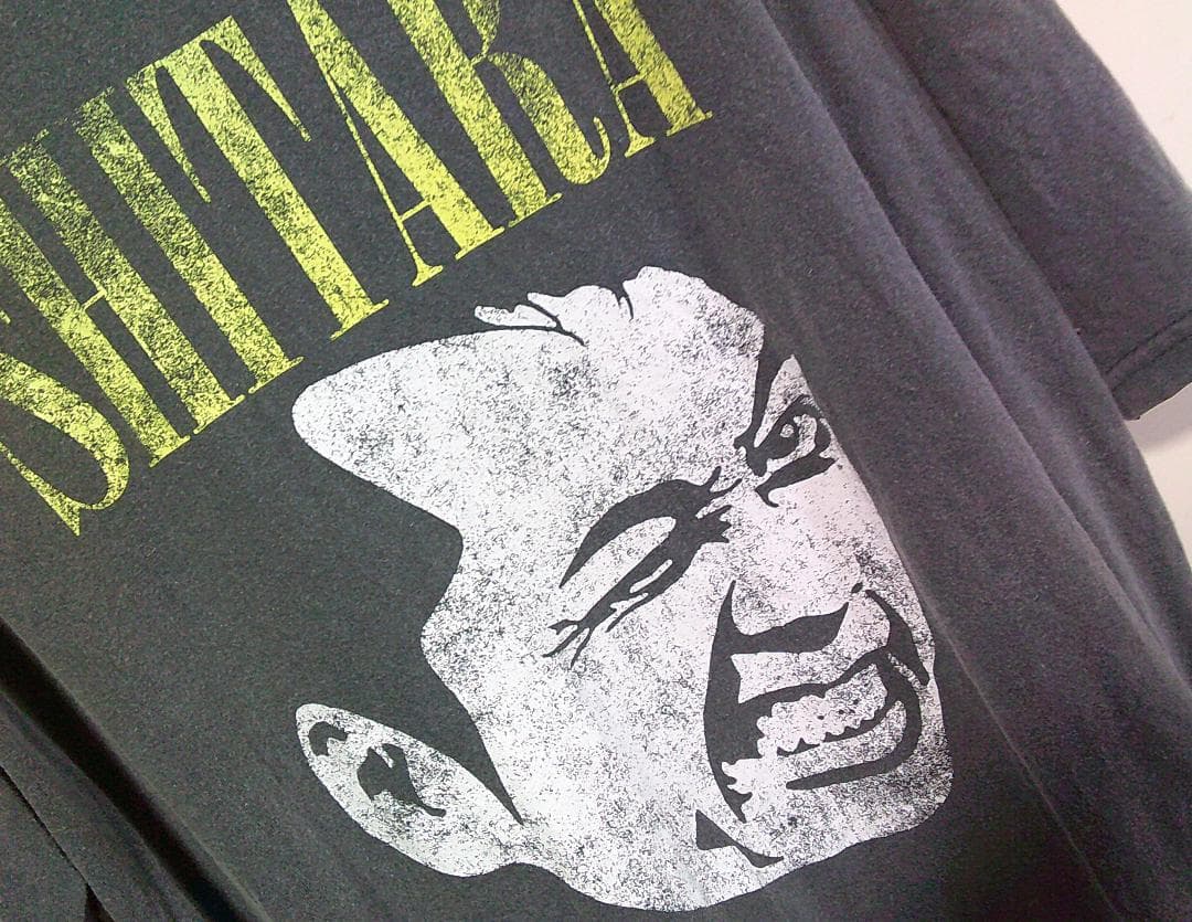 古着》 XL サイズ□バナナマン 顔 TEE 設楽 Tシャツ □デカロゴ - メルカリ