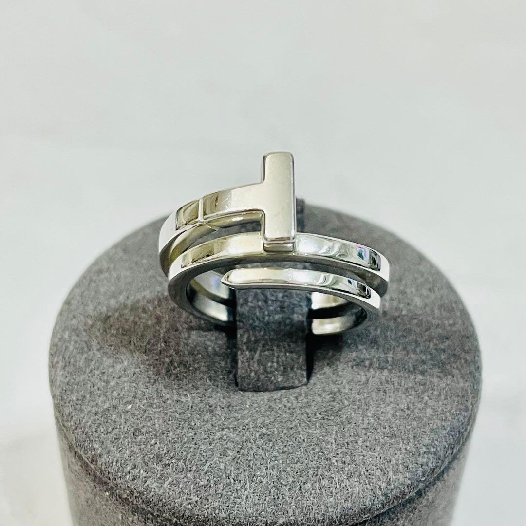 Tiffany ティファニー Tスクエア ラップリング 9号 シルバー925