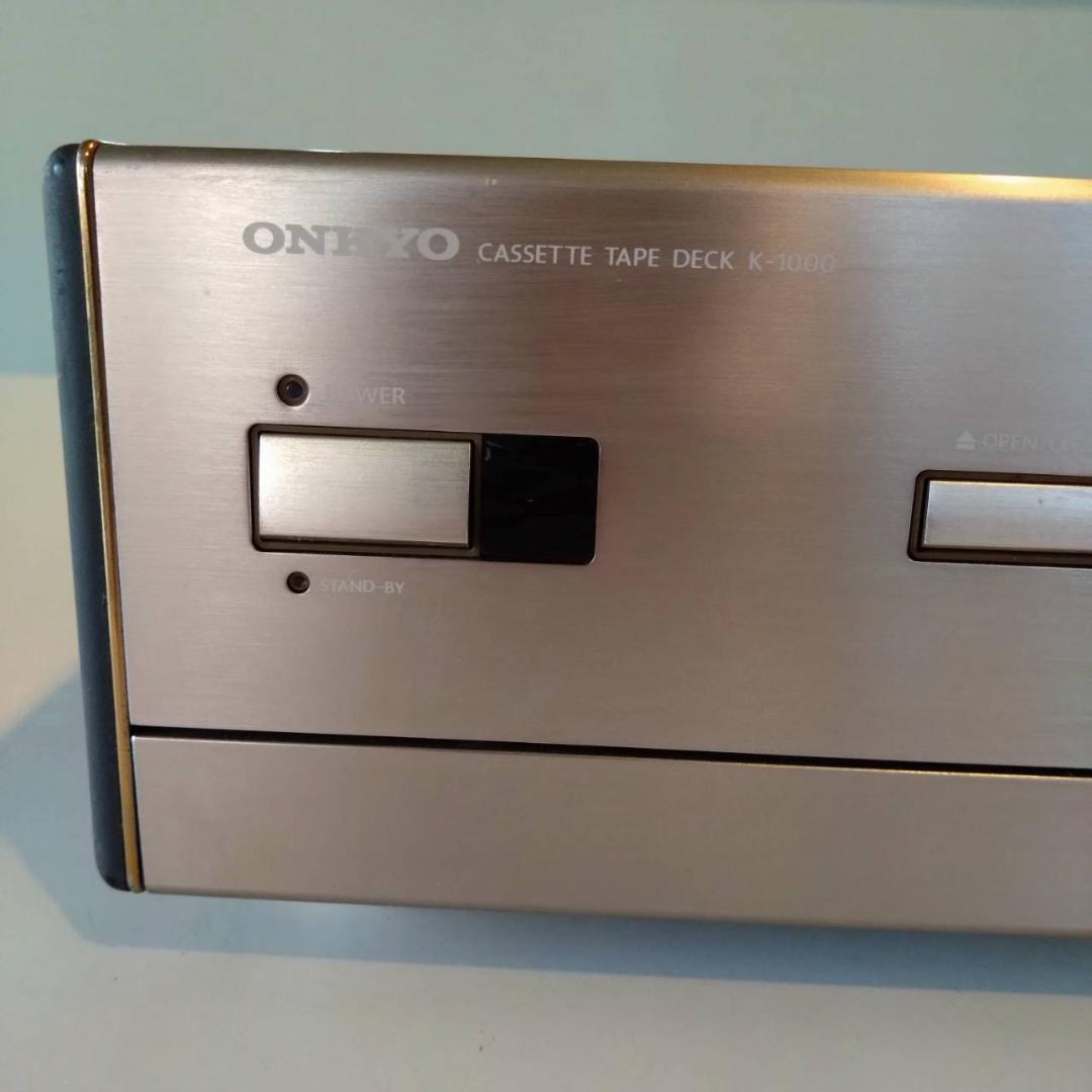 ONKYO オンキョー カセットテープデッキ K－1000 - メルカリ