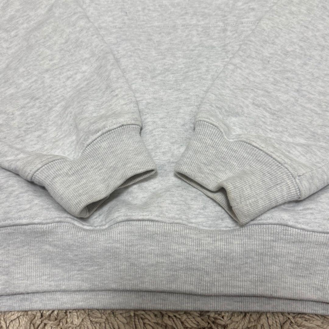 《美品》MOBB セットアップ スウェット パーカー ライトグレー ロゴ 裏起毛