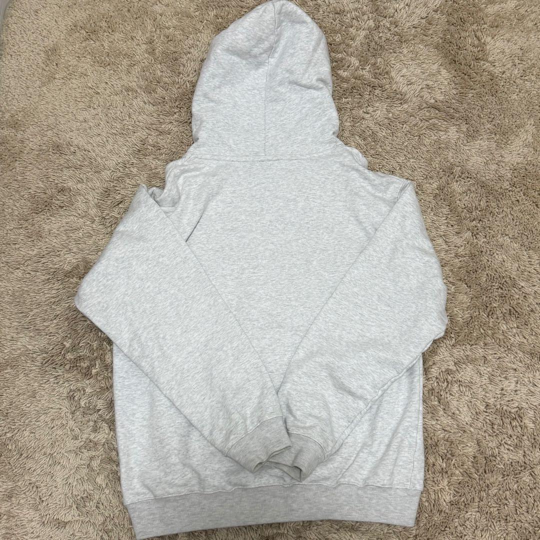 《美品》MOBB セットアップ スウェット パーカー ライトグレー ロゴ 裏起毛