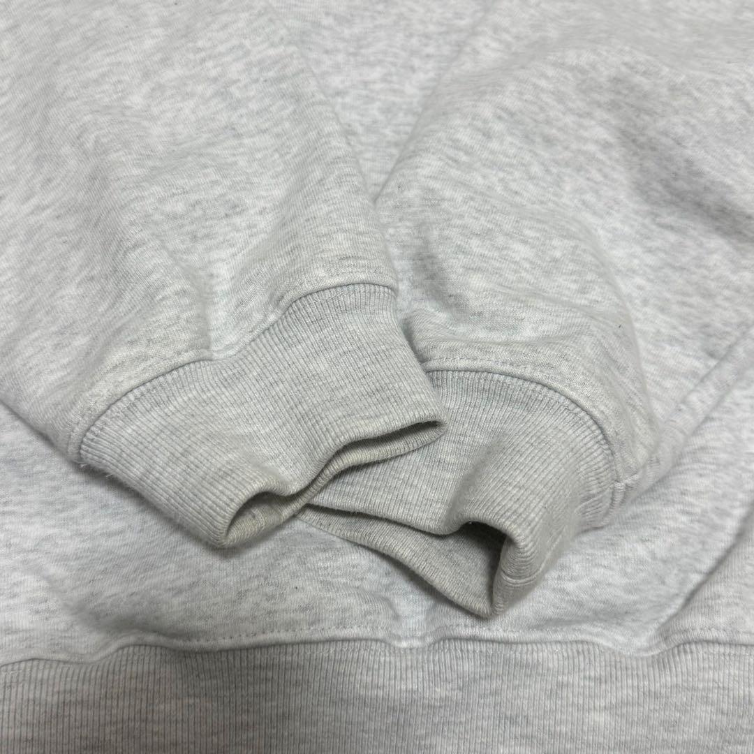 《美品》MOBB セットアップ スウェット パーカー ライトグレー ロゴ 裏起毛