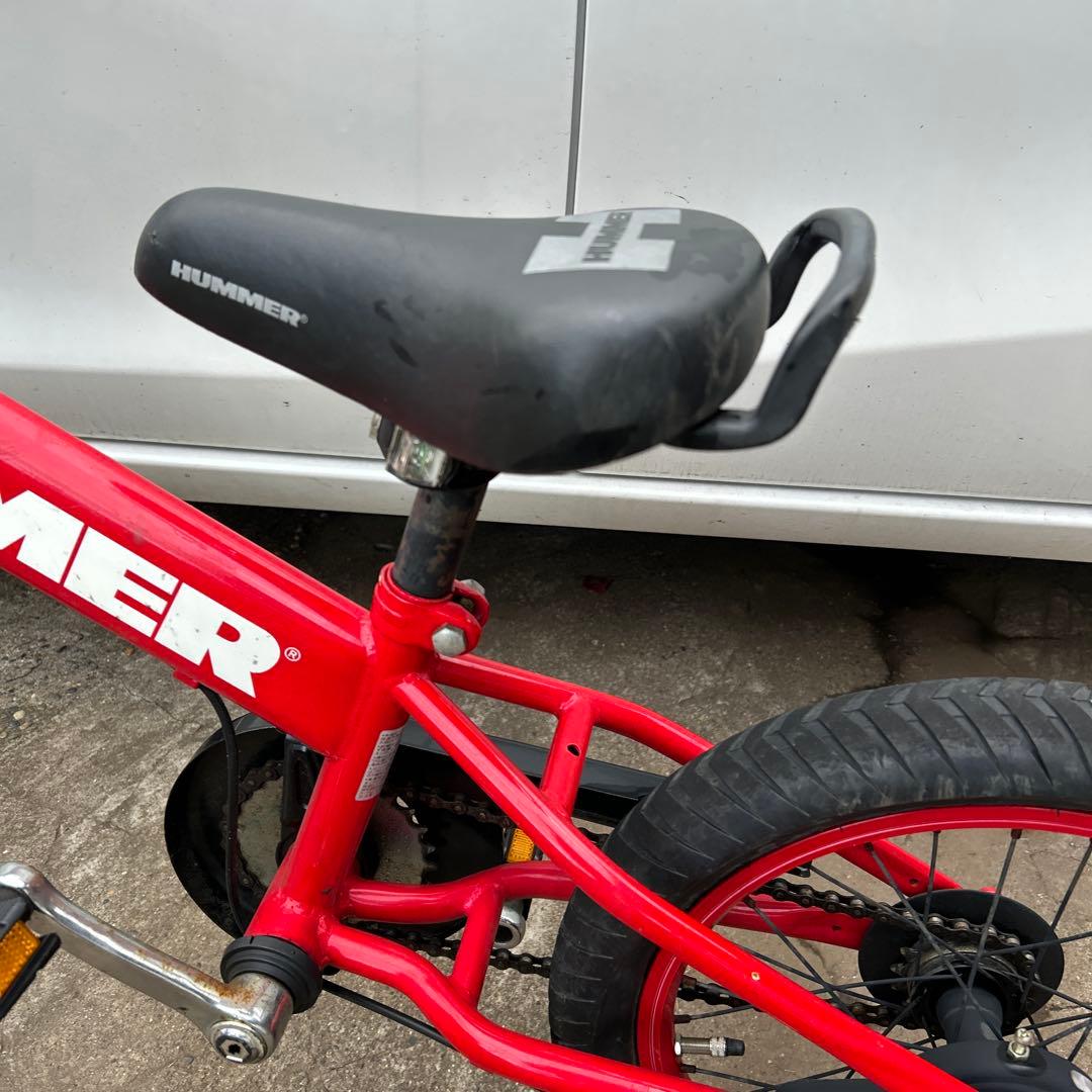 子供用自転車 ハマー(Hummer) 16インチ 赤色 - メルカリ