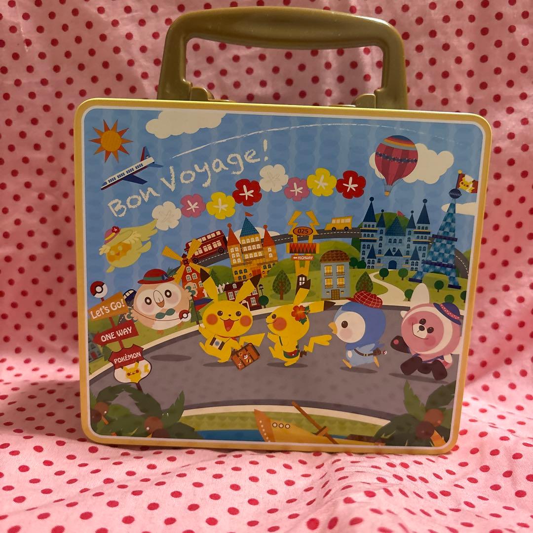 ポケモンセンター限定 ポケモン柄のお菓子の空き缶 - メルカリ