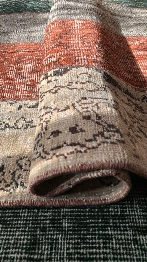 63×102 \"Patchwork” ViNTAGE TURKiSH RUG