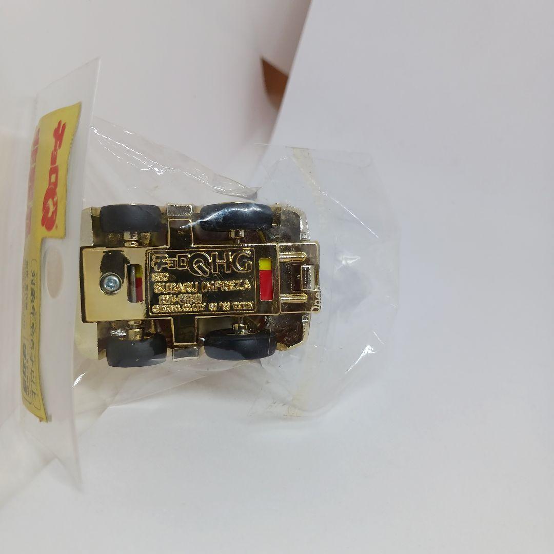 非売品Qショップ限定チョロQ スバルインプレッサ ゴールドメッキ 美品