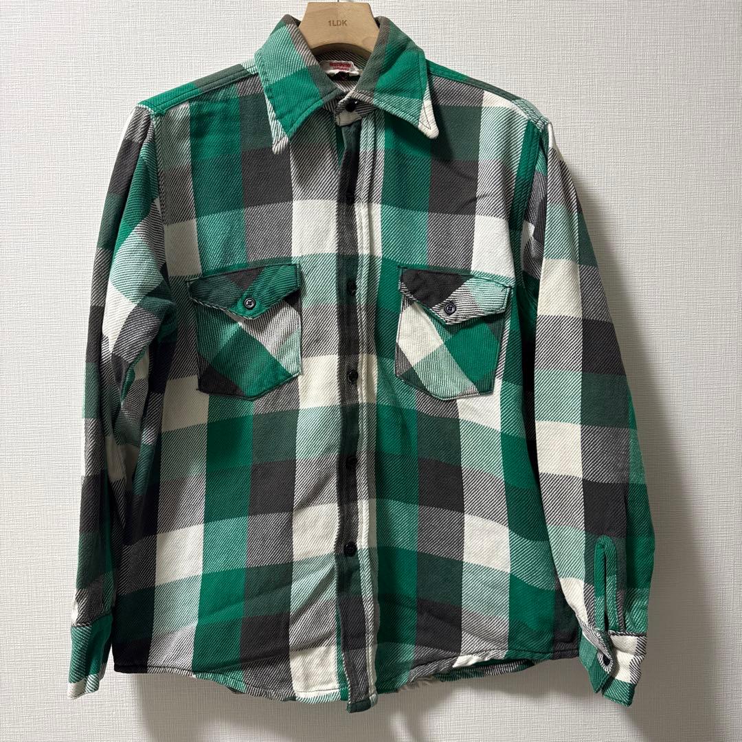 60s 〜70s FROSTPROOF ブロックチェックヘビー フランネル - メルカリ