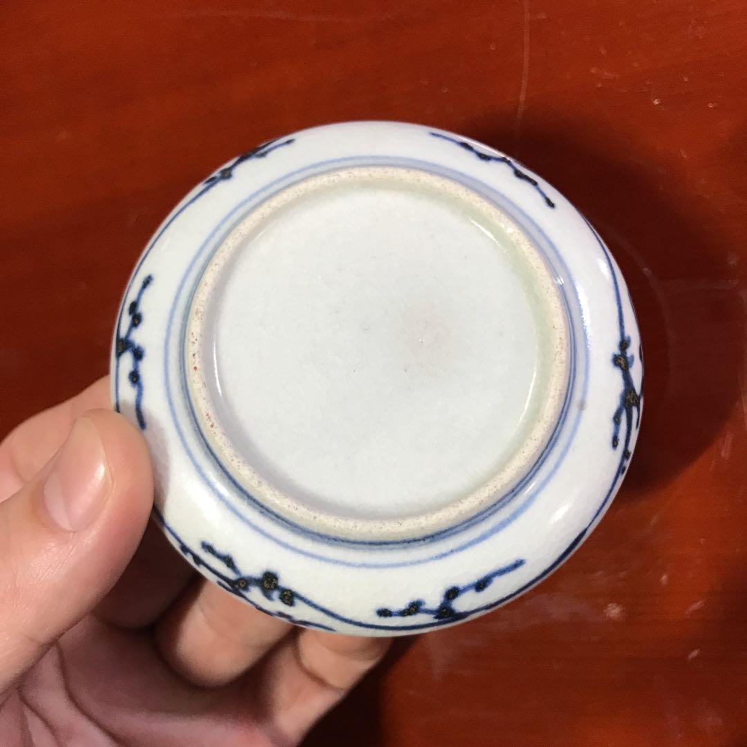 古伊万里色絵豆皿無傷伊万里鶴丸珍品変わり図 - メルカリ