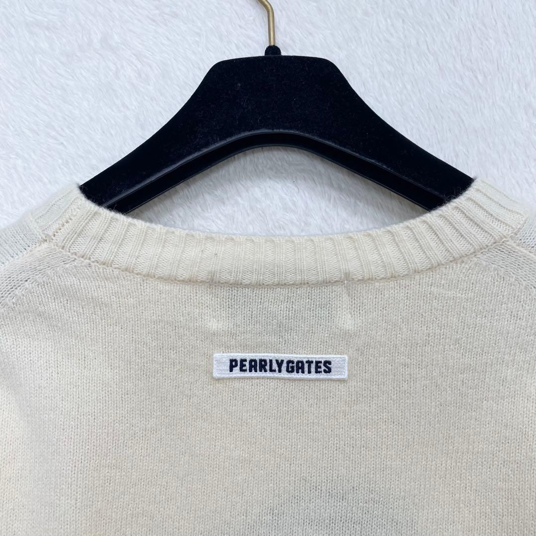 パーリーゲイツ スヌーピー ニット ゴルフウェア ウール100% ロゴ（185