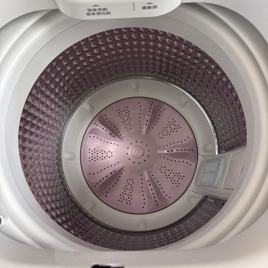 Haier 縦型洗濯機 ピンク　2021年式　送料無料　5.5kg 動作確認済み