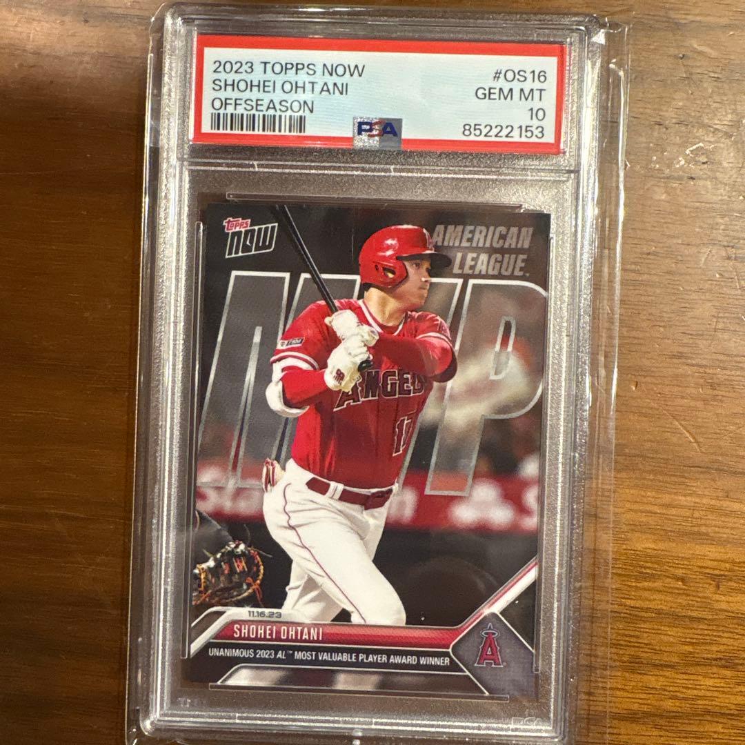PSA10 topps now 大谷翔平 エンゼルス MVP - メルカリ