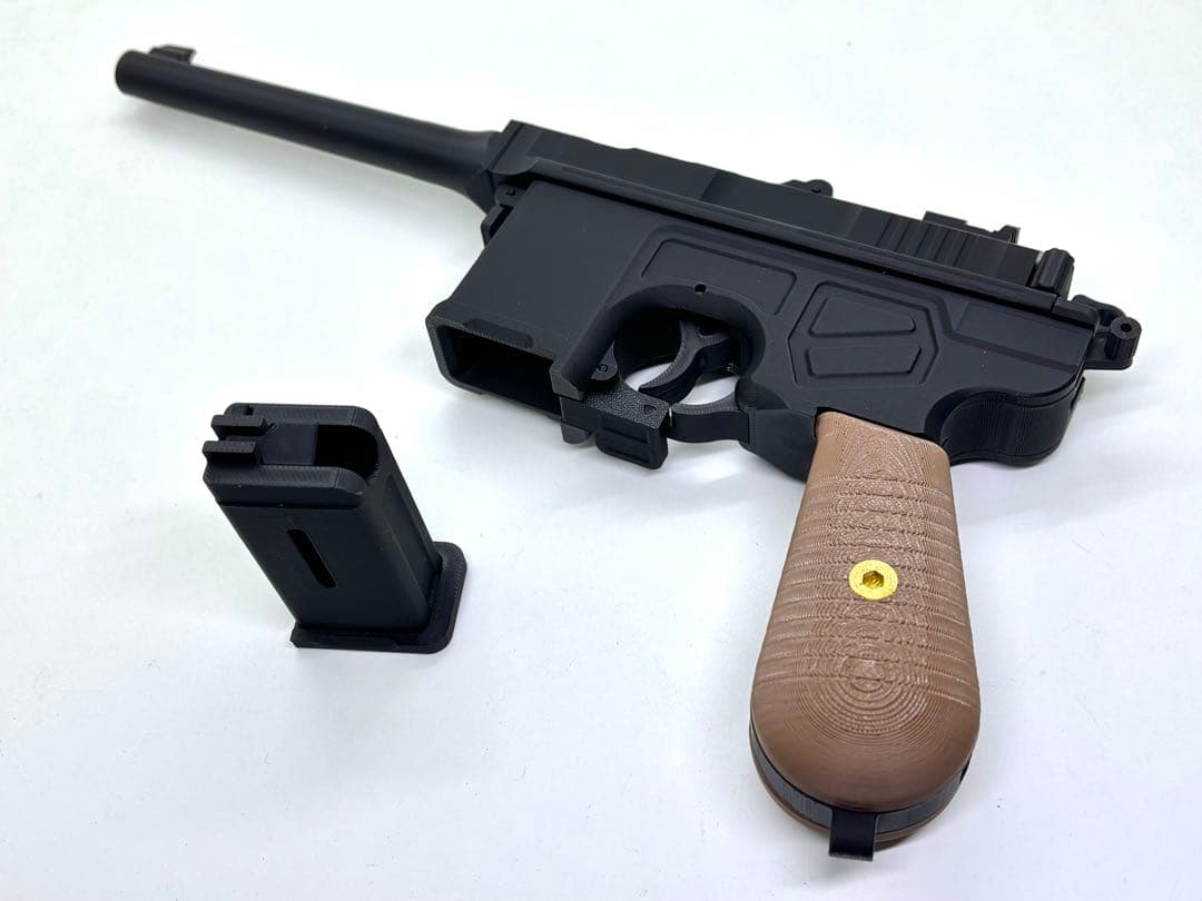 モーゼルC96、マンリッヒャーM1896レプリカモデル セット (機能、金属なし