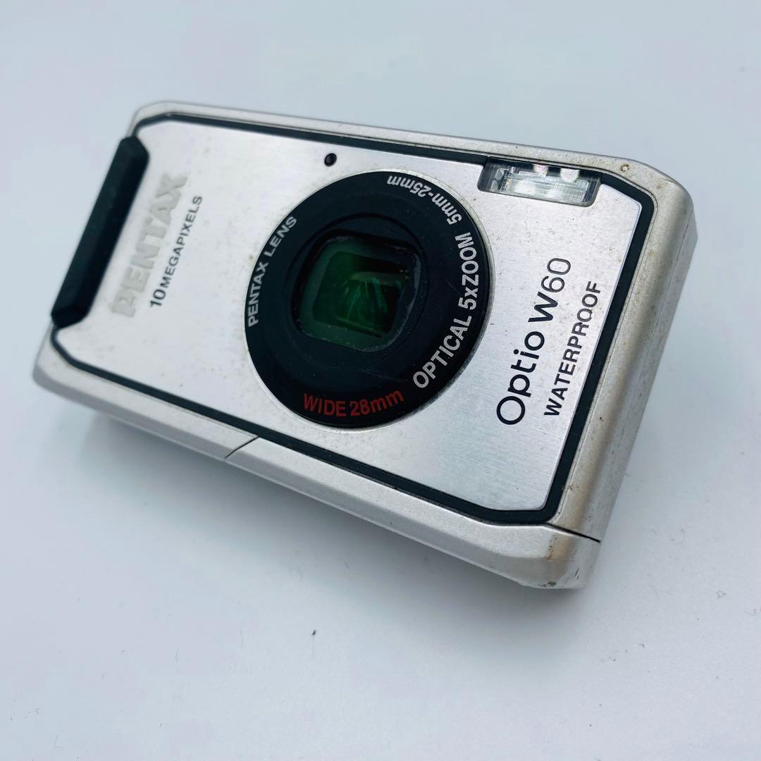動作確認済 PENTAX Optio W60 デジタルカメラ デジカメ 防水 - メルカリ