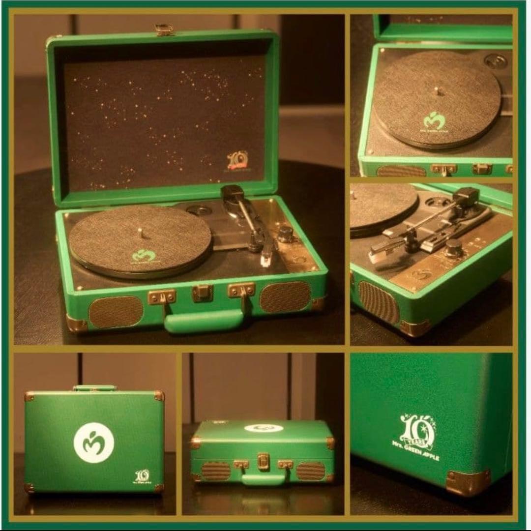 Mrs. GREEN APPLE MGA レコードプレーヤー レコード2枚付き