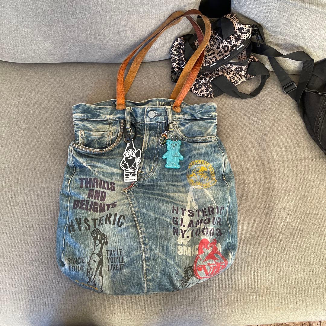 デニムトートバッグ HYSTERIC GLAMOUR HYSTERIC GLAMOUR（ヒステリックグラマー） HYSTERIC