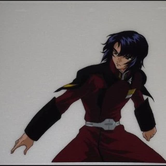 ガンダムSEEDデスティニー　アスラン・ザラ　複製セル画　ZAFT　赤服