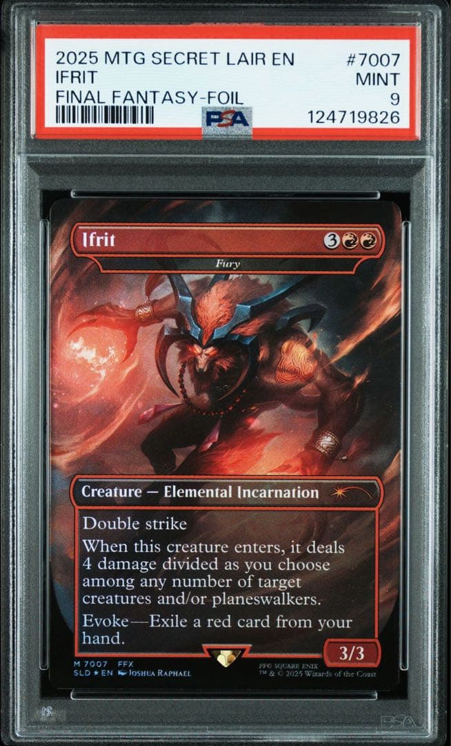 【PSA9】MTG 激情/Fury イフリート Secret Lair