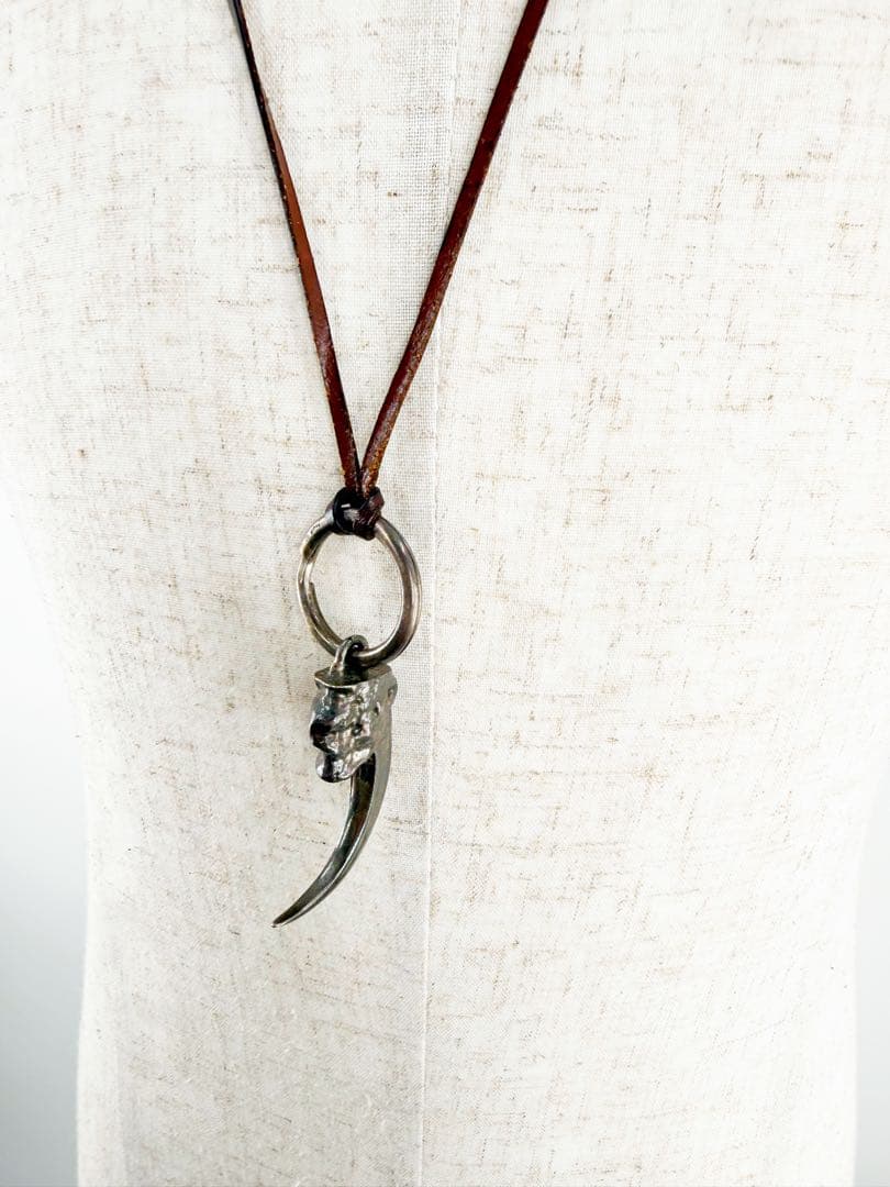 超希少】RUST made in England 牙ネックレス シルバー925