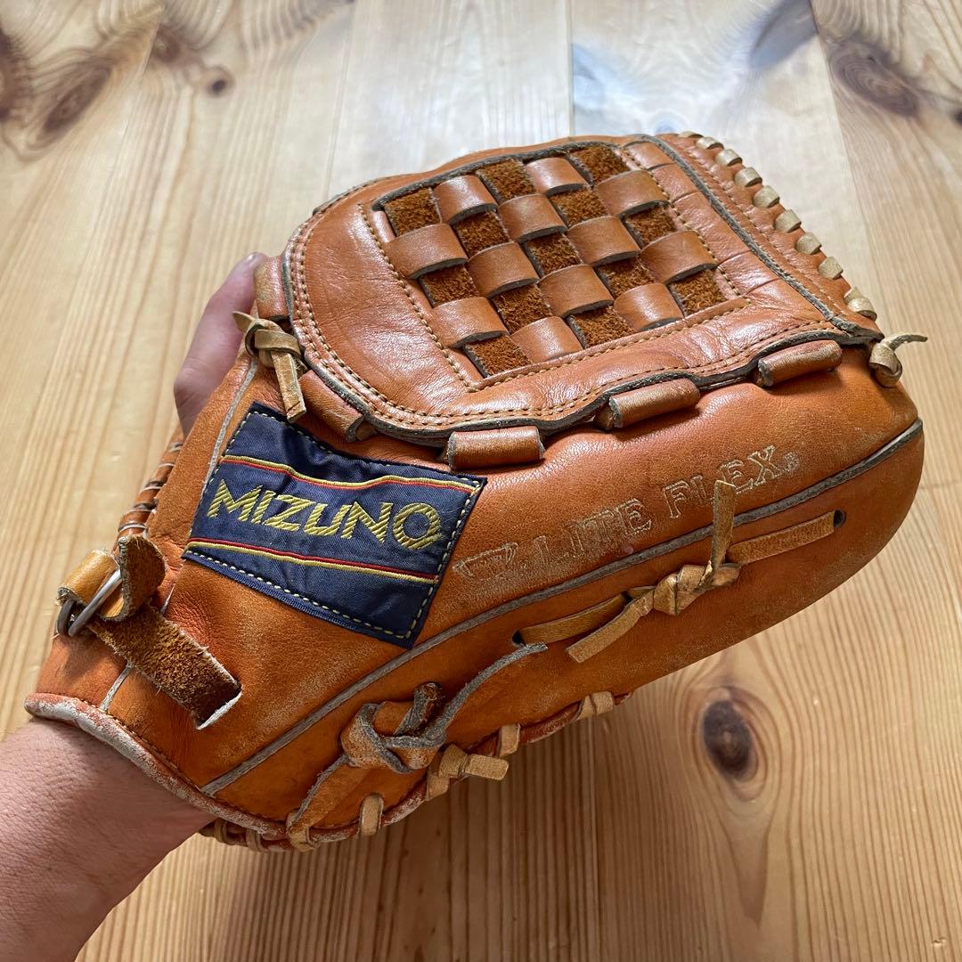 希少】ヴィンテージ ミズノ グローブ 旧ラベル 一般軟式 - メルカリ