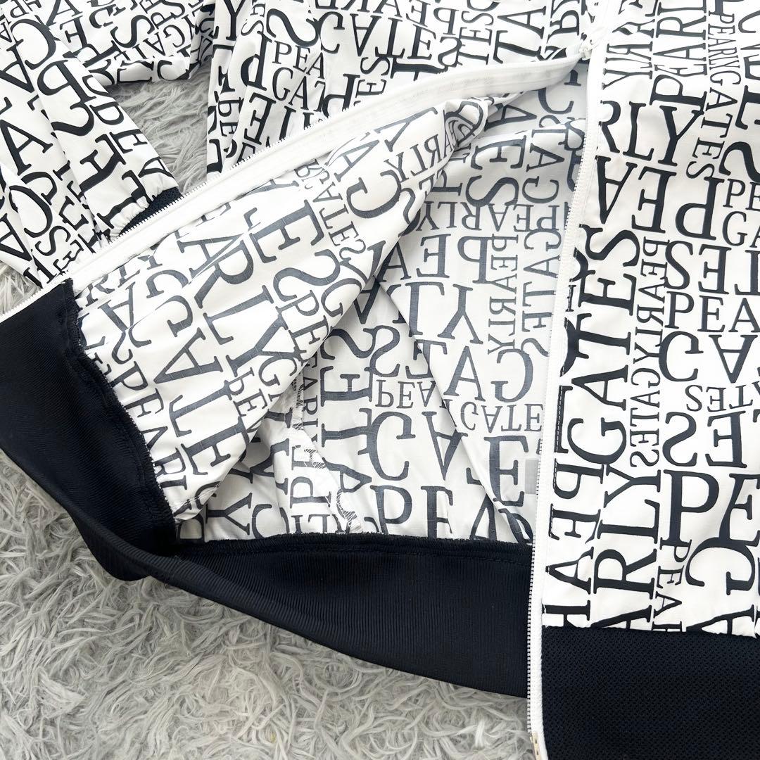 新品 パーリーゲイツ ジャケット ブルゾン メゾンロゴ ホワイト サイズ