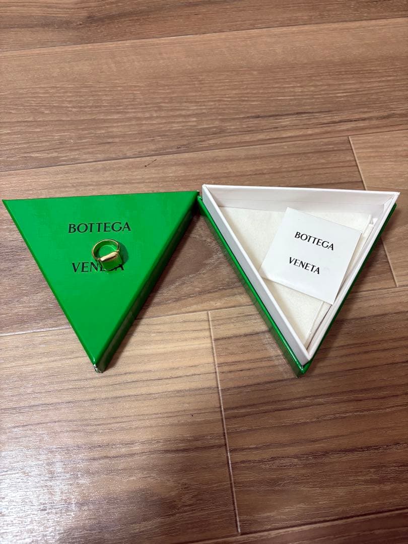 BOTTEGA VENETA ボッテガ ゴールドスクエアリング - メルカリ