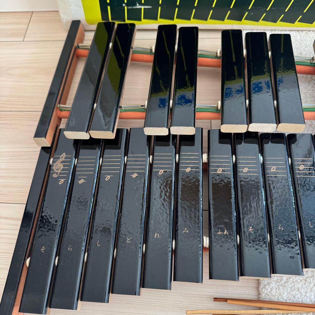 ヤマハ 卓上木琴 No.185 楽器 木琴 30音 マレット 4本 YAMAHA - メルカリ