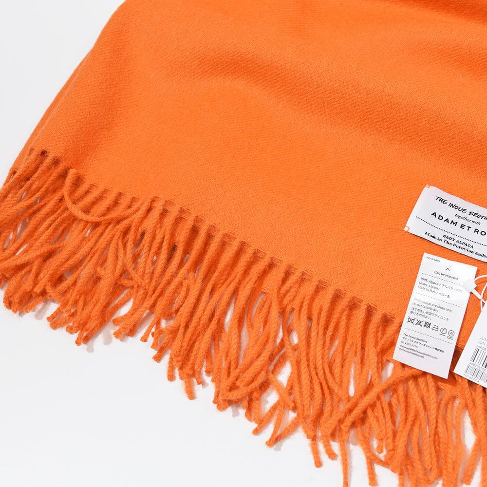 未使用 ザイノウエブラザーズ 別注 アルパカ 大判ストール マフラー