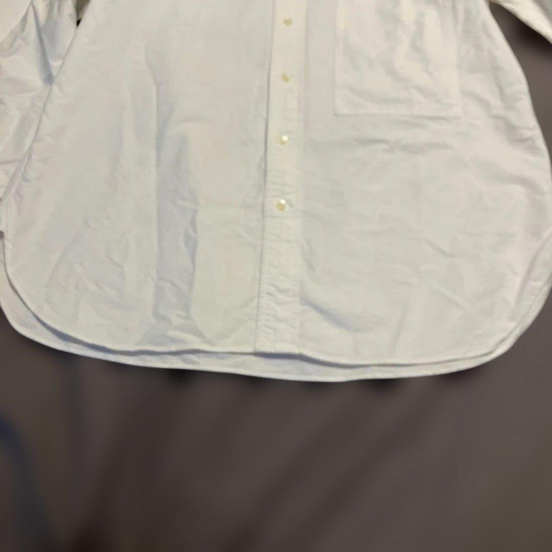 マウンテンリサーチ BD2021オックスフォード動物刺繍BDシャツ白Lサイズ