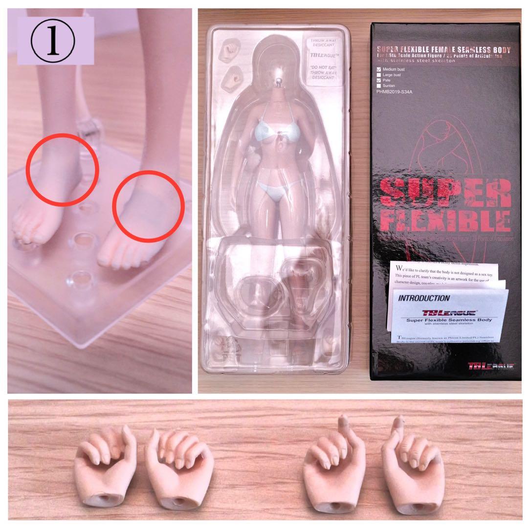 TBLeague S34Aシームレスボディ ヘッド 服セット　フィギュア ドール