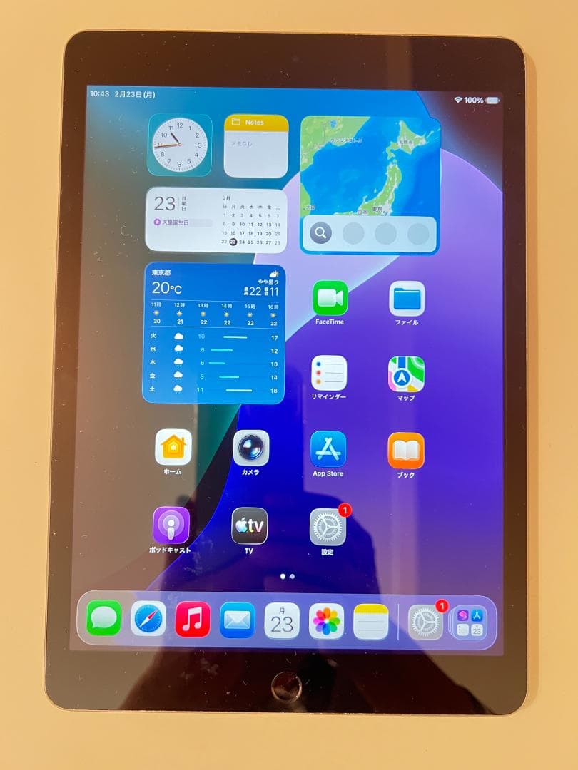 iPad 第9世代 10.2インチWi-Fi black64GBバッテリー71% - メルカリ