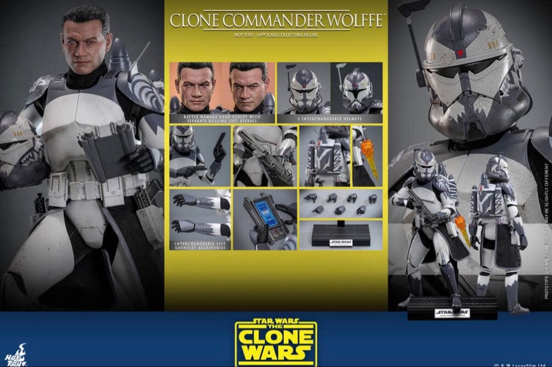 最安値ホットトイズ TMS141スターウォーズクローンウォーズコマンダーウォルフ
