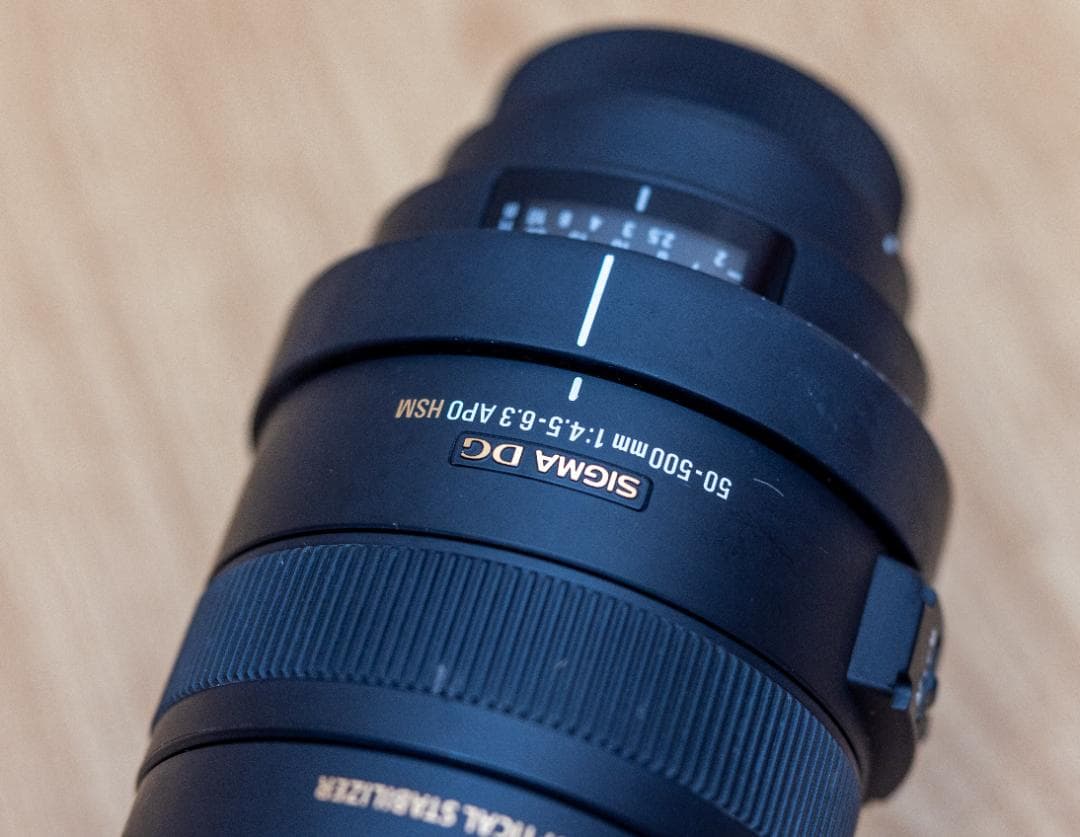 美品！SIGMA 50-500mm F4.5-6.3 HSM Canon EF