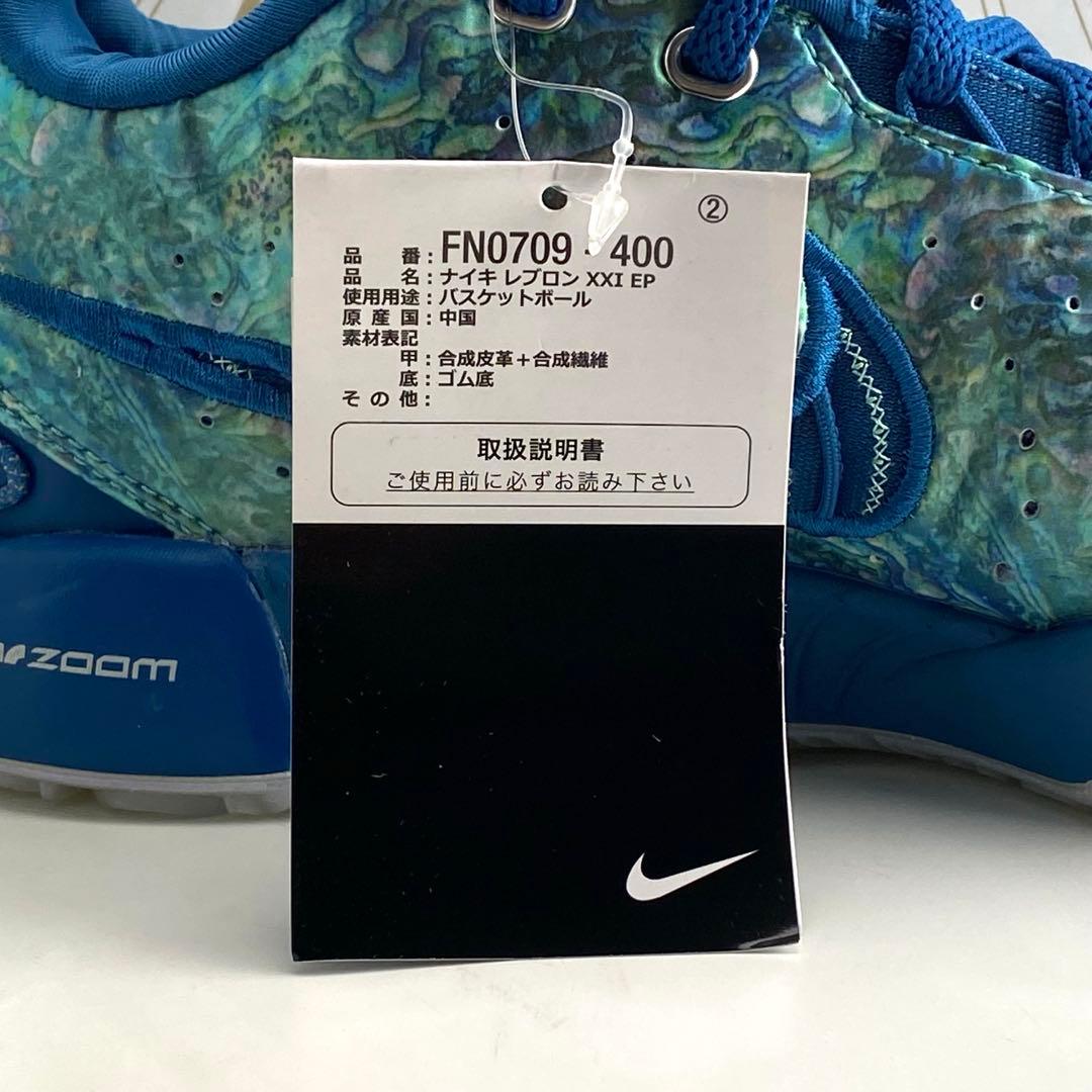 25cm ナイキ レブロン21 \"アバロン\"