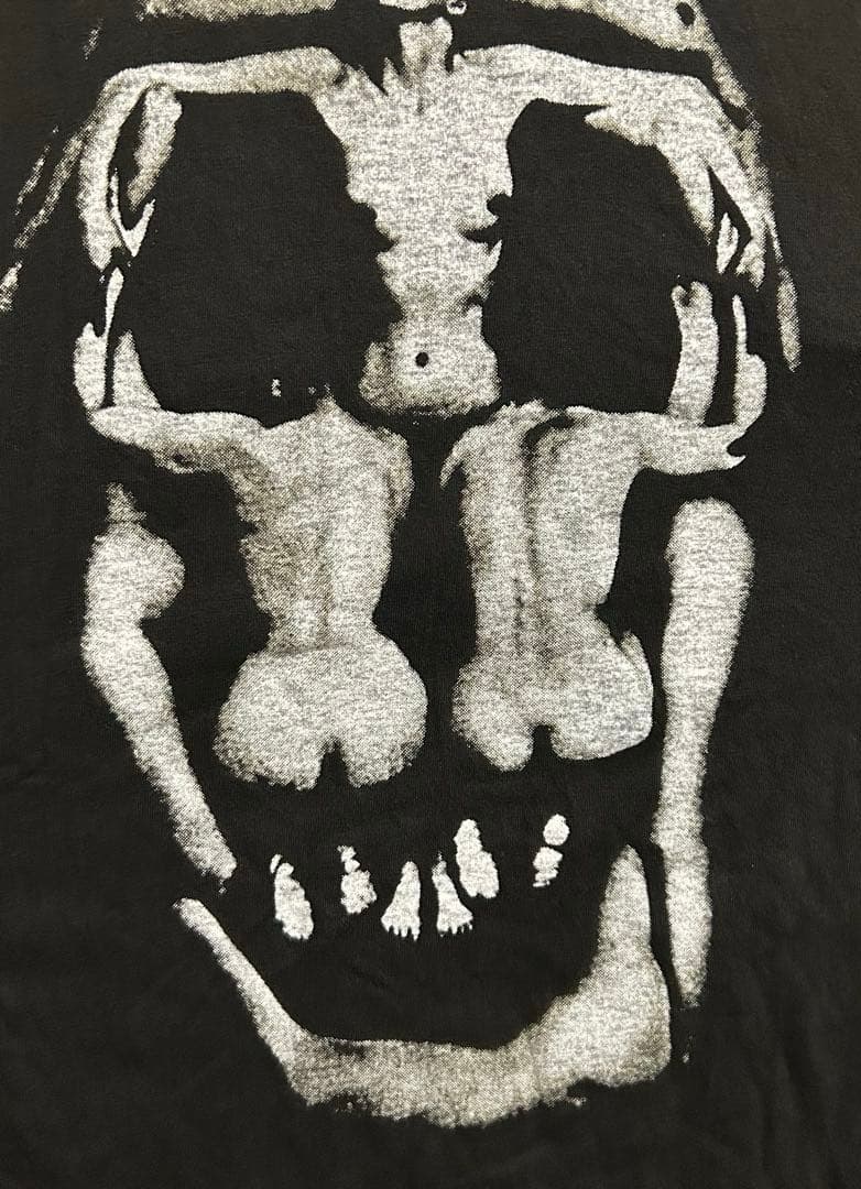 ダリ　salvador dali skull 官能的な死　騙し絵TシャツM