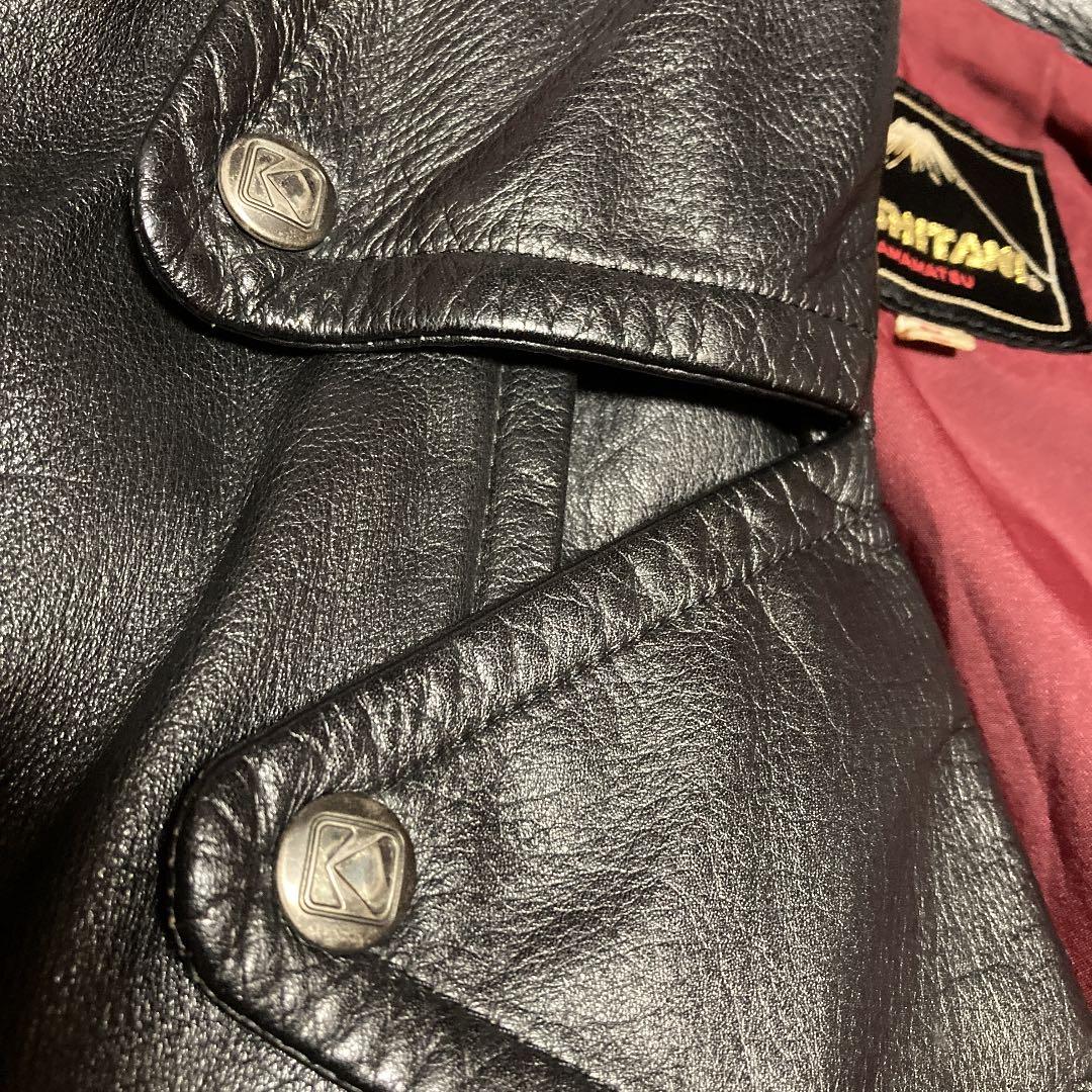 KUSHITANI70's 超〜極上‼️本革Wライダーs JKT ¥29888→現 - メルカリ